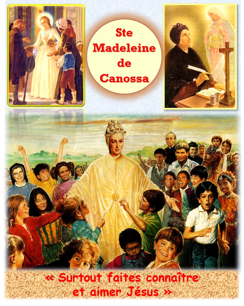 Qui est Ste Madeleine de canossa?